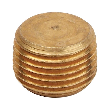 Thrifco Plumbing 1/4 Inch Brass Counter Sink Plug 9318116